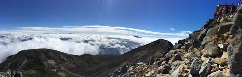 Mt. Norikura near the summit