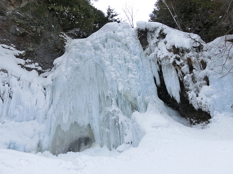 氷瀑の善五郎の滝